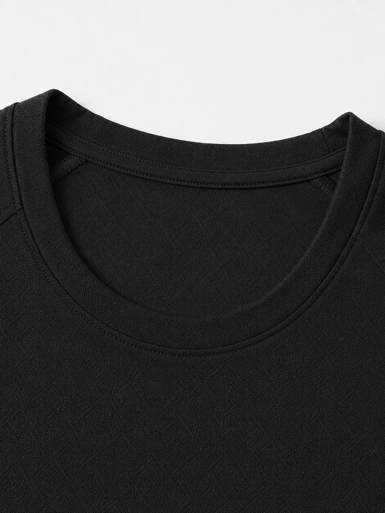 CoolDrift™ Mesh Long Sleeve Tee – Black