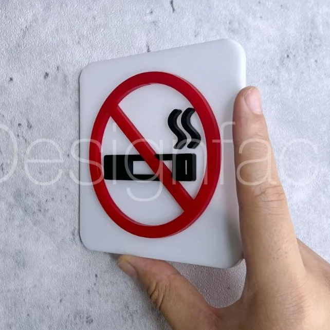 ป้ายห้ามสูบ No Smoking ป้ายสัญลักษณ์ห้ามสูบ ป้ายอะคริลิค สไตล์โมเดิร์น มินิมอล ลอฟท์,Designfac ป้ายห้ามสูบ No Smoking ป้ายสัญลักษณ์ห้ามสูบ ป้ายอะคริลิค สไตล์โมเดิร์น มินิมอล ลอฟท์,Designfac