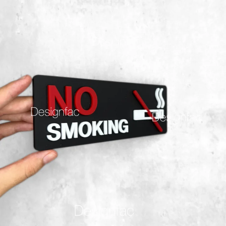 ป้ายห้ามสูบบุหรี่คาดแดง NO SMOKING พร้อมส่ง ป้ายห้าม ป้ายเตือน สไตล์โมเดิร์น ลอฟท์ มินิมอล,Designfac ป้ายห้ามสูบบุหรี่คาดแดง NO SMOKING พร้อมส่ง ป้ายห้าม ป้ายเตือน สไตล์โมเดิร์น ลอฟท์ มินิมอล,Designfac