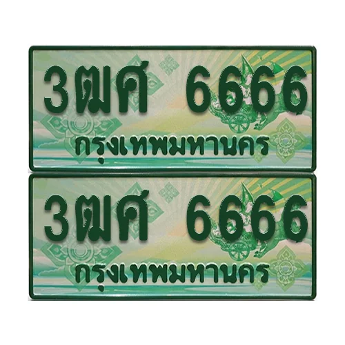 ทะเบียน 6666 ป้ายประมูล – 3ฒศ 6666 กระบะแคป (1)
