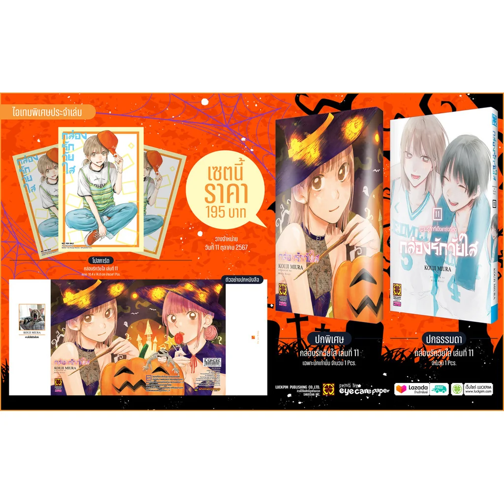 กล่องรักวัยใส 11 [ปกพิเศษ + โปสการ์ด] Only Naiin