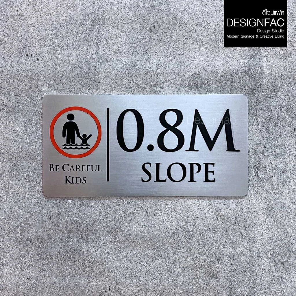 ป้ายความลึกสระ SLOPE ป้ายบอกความลึกสระว่ายน้ำ ป้ายสแตนเลสกัดกรด โมเดิร์น มินิมอล มูจิ,Designfac ป้ายความลึกสระ SLOPE ป้ายบอกความลึกสระว่ายน้ำ ป้ายสแตนเลสกัดกรด โมเดิร์น มินิมอล มูจิ,Designfac