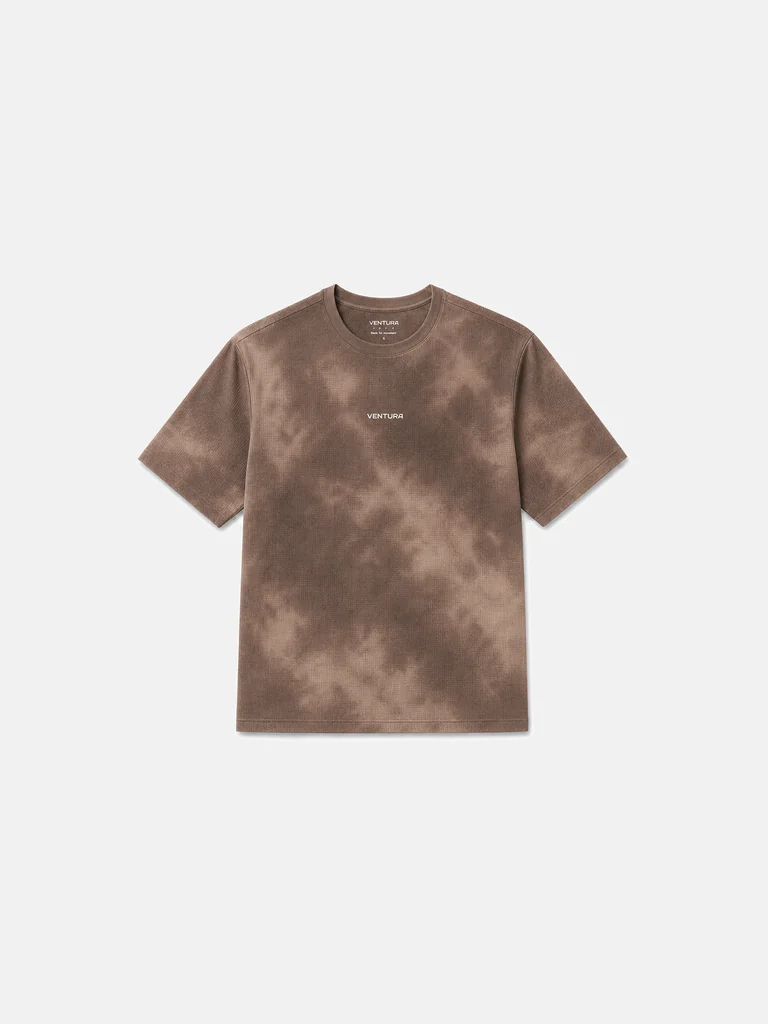 CoolDrift™ Mesh Short Sleeve Tee – Taupe Tie Dye CoolDrift™ Mesh Short Sleeve Tee – Taupe Tie Dye