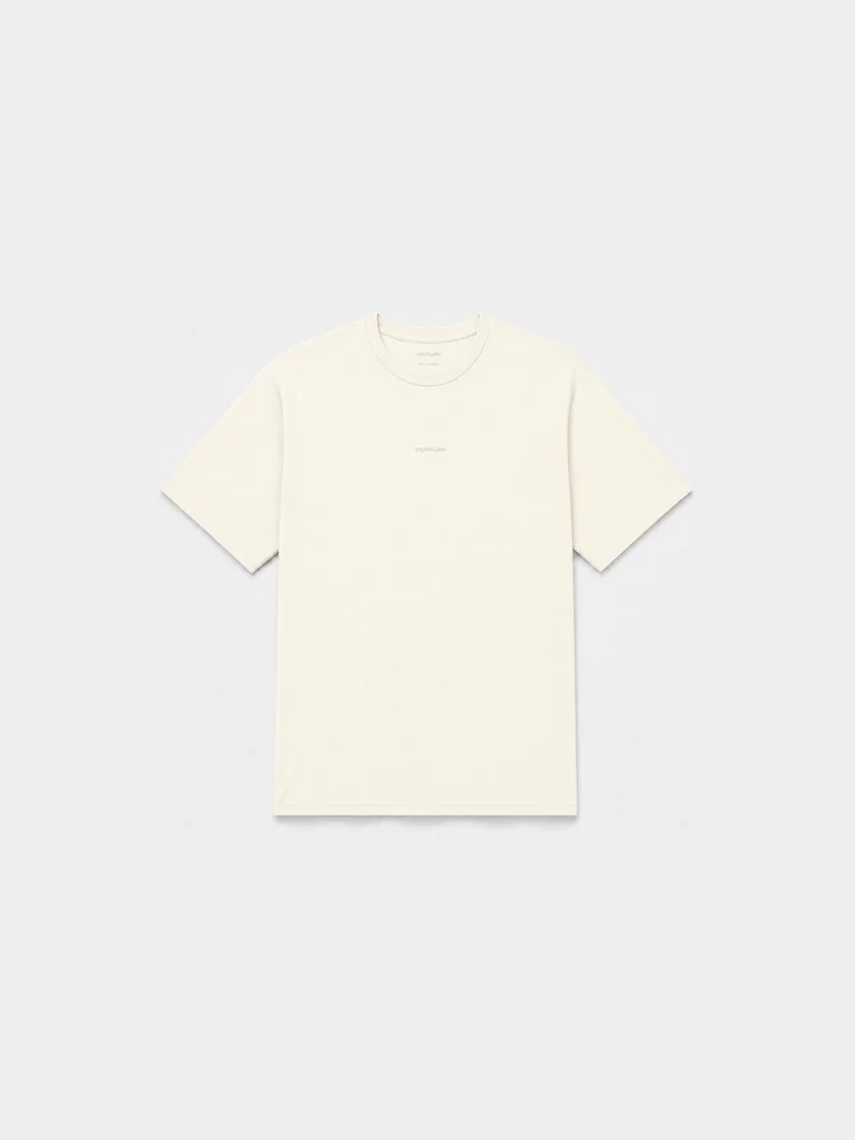 AeroVeil™ Knit Short Sleeve Tee – Off White