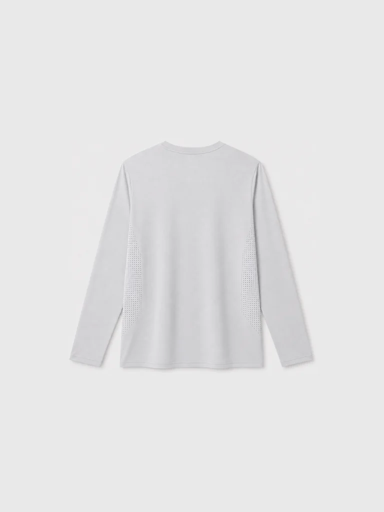 AeroVeil™ Knit Long Sleeve Tee – Ash