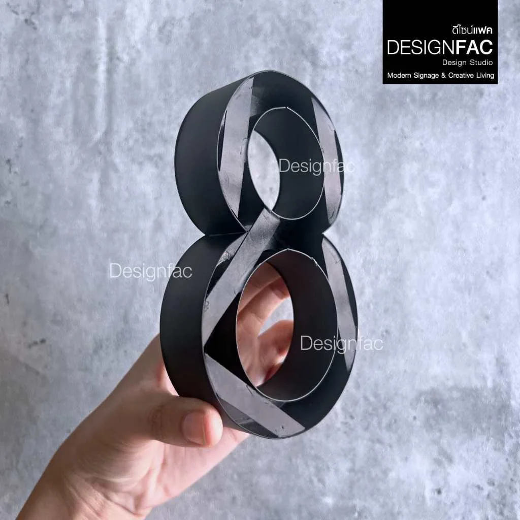 ป้ายบ้านเลขที่สแตนเลสสีดำ สูง 15 cm นูน 2.5 cm ป้ายเลขที่บ้าน ป้ายสวยโมเดิร์นมินิมอล สวยทน,Designfac ป้ายบ้านเลขที่สแตนเลสสีดำ สูง 15 cm นูน 2.5 cm ป้ายเลขที่บ้าน ป้ายสวยโมเดิร์นมินิมอล สวยทน,Designfac