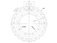SPROCKET HITACHI U17 SPROCKET HITACHI U17