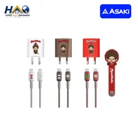 ASAKI ชุดชาร์จ Type-C รุ่น A-MCC019 X Monchhichi ลิขสิทธิ์แท้ รับประกัน 2 ปี ASAKI ชุดชาร์จ Type-C รุ่น A-MCC019 X Monchhichi ลิขสิทธิ์แท้ รับประกัน 2 ปี