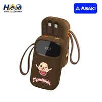 ASAKI POWER BANK รุ่น A-MCB004 X Monchhichi 10000 mAh สินค้าลิขสิทธิ์แท้ ASAKI POWER BANK รุ่น A-MCB004 X Monchhichi 10000 mAh สินค้าลิขสิทธิ์แท้