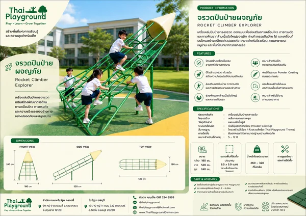 จรวดปีนป่ายผจญภัย – Rocket Climber Explorer image 2 จรวดปีนป่ายผจญภัย – Rocket Climber Explorer image 2
