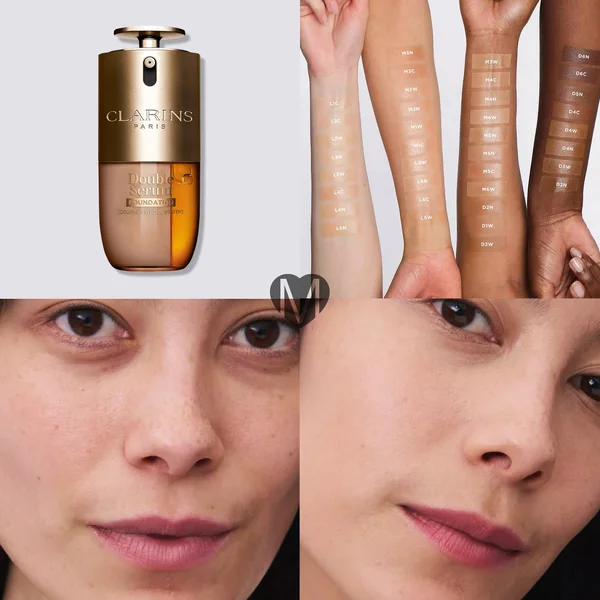 Clarins Double Serum Foundation 30ml - L5N รองพื้นเซรั่มไฮบริด ผิวละเอียดเล่นแสงสวย image 2 Clarins Double Serum Foundation 30ml - L5N รองพื้นเซรั่มไฮบริด ผิวละเอียดเล่นแสงสวย image 2