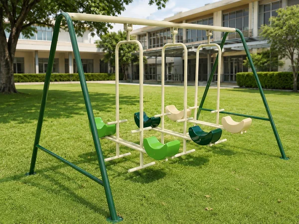 เครื่องเล่นชิงช้าคู่แบบหันหน้าเข้าหากัน (Face-to-Face Swing Set) ชุด SW 03 image 1 เครื่องเล่นชิงช้าคู่แบบหันหน้าเข้าหากัน (Face-to-Face Swing Set) ชุด SW 03 image 1