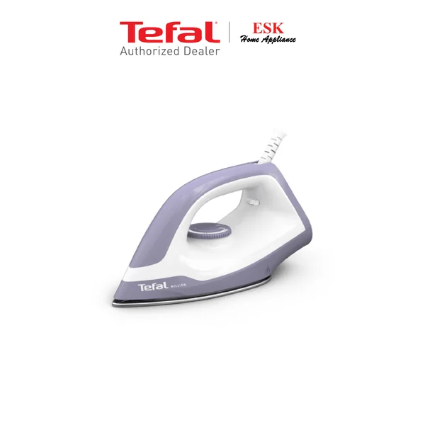 Tefal เตารีดแห้ง Million รุ่น FS2623T สีขาว image 1 Tefal เตารีดแห้ง Million รุ่น FS2623T สีขาว image 1
