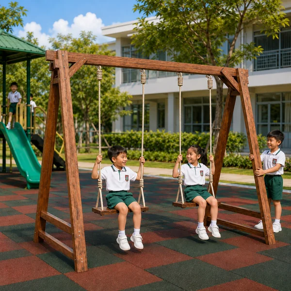 ชิงช้าไม้กลางแจ้ง 2 ที่นั่ง รุ่น Nature Swing Duo image 1 ชิงช้าไม้กลางแจ้ง 2 ที่นั่ง รุ่น Nature Swing Duo image 1