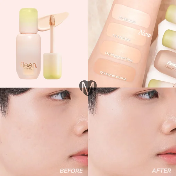 Fleen Beauty Hya Plumping Concealer 3g - NO.01 (Bianco) image 2 Fleen Beauty Hya Plumping Concealer 3g - NO.01 (Bianco) image 2