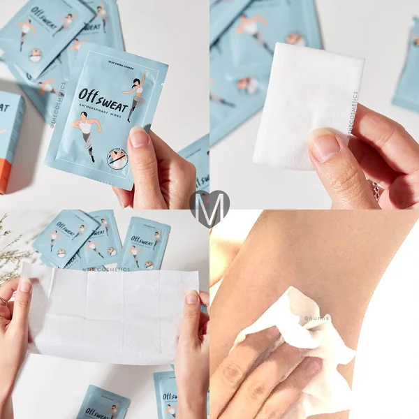 Off Sweat Antiperspirant Wipes Box Set (9ฟรี1) image 2 Off Sweat Antiperspirant Wipes Box Set (9ฟรี1) image 2