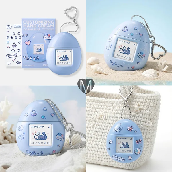 Mumchit Perfumed Keyring Hand Cream 50ml - Ocean Blue แฮนด์ครีมทามาก็อต กลิ่นสดชื่นเหมือนลมทะเล image 2 Mumchit Perfumed Keyring Hand Cream 50ml - Ocean Blue แฮนด์ครีมทามาก็อต กลิ่นสดชื่นเหมือนลมทะเล image 2