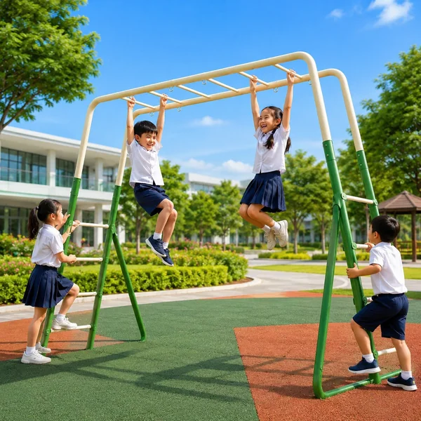 บาร์โหนปีนป่ายกลางแจ้งสำหรับเด็ก รุ่น Monkey Climber Pro image 1 บาร์โหนปีนป่ายกลางแจ้งสำหรับเด็ก รุ่น Monkey Climber Pro image 1