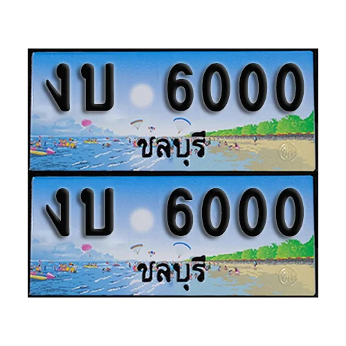 ทะเบียน 6000 – งบ 6000 ชลบุรี (1) image 1