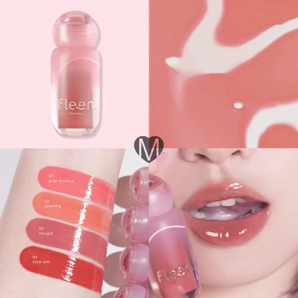 Fleen Beauty Glassian Blur Glowy Lip 3.2g - NO.04 (Rose Jam) image 2 Fleen Beauty Glassian Blur Glowy Lip 3.2g - NO.04 (Rose Jam) image 2