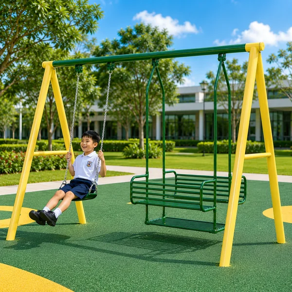 ชุดชิงช้าเดี่ยวพร้อมชิงช้าม้านั่งครอบครัว (Family Swing Combo) image 1 ชุดชิงช้าเดี่ยวพร้อมชิงช้าม้านั่งครอบครัว (Family Swing Combo) image 1