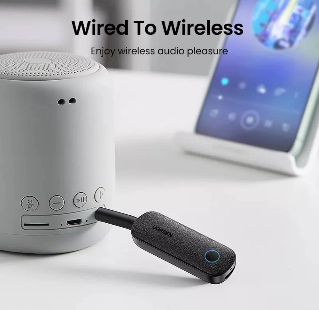 UGREEN 80893 Bluetooth 5.0 Receiver & Transmitter (2IN1)