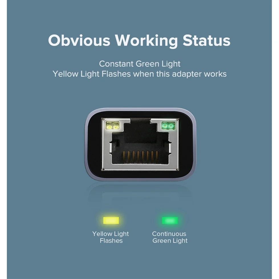 Ugreen 50737 USB-C to RJ45 Lan Adapter