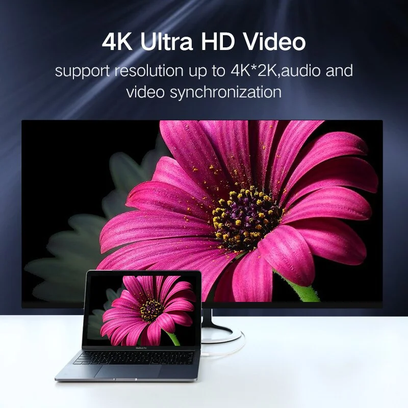 UGREEN (MM139/CM556) USB-C to DisplayPort USB 3.1 Thunderbolt 3 8K 1.5M (90309)