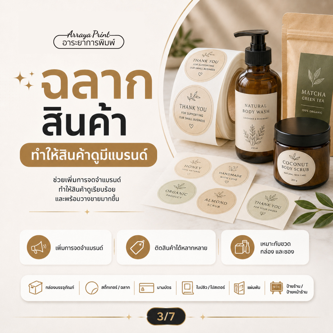 รับทำฉลากสินค้า พิมพ์สติ๊กเกอร์โลโก้กันน้ำ PP สำหรับติดขวดและบรรจุภัณฑ์ รับทำฉลากสินค้า พิมพ์สติ๊กเกอร์โลโก้กันน้ำ PP สำหรับติดขวดและบรรจุภัณฑ์