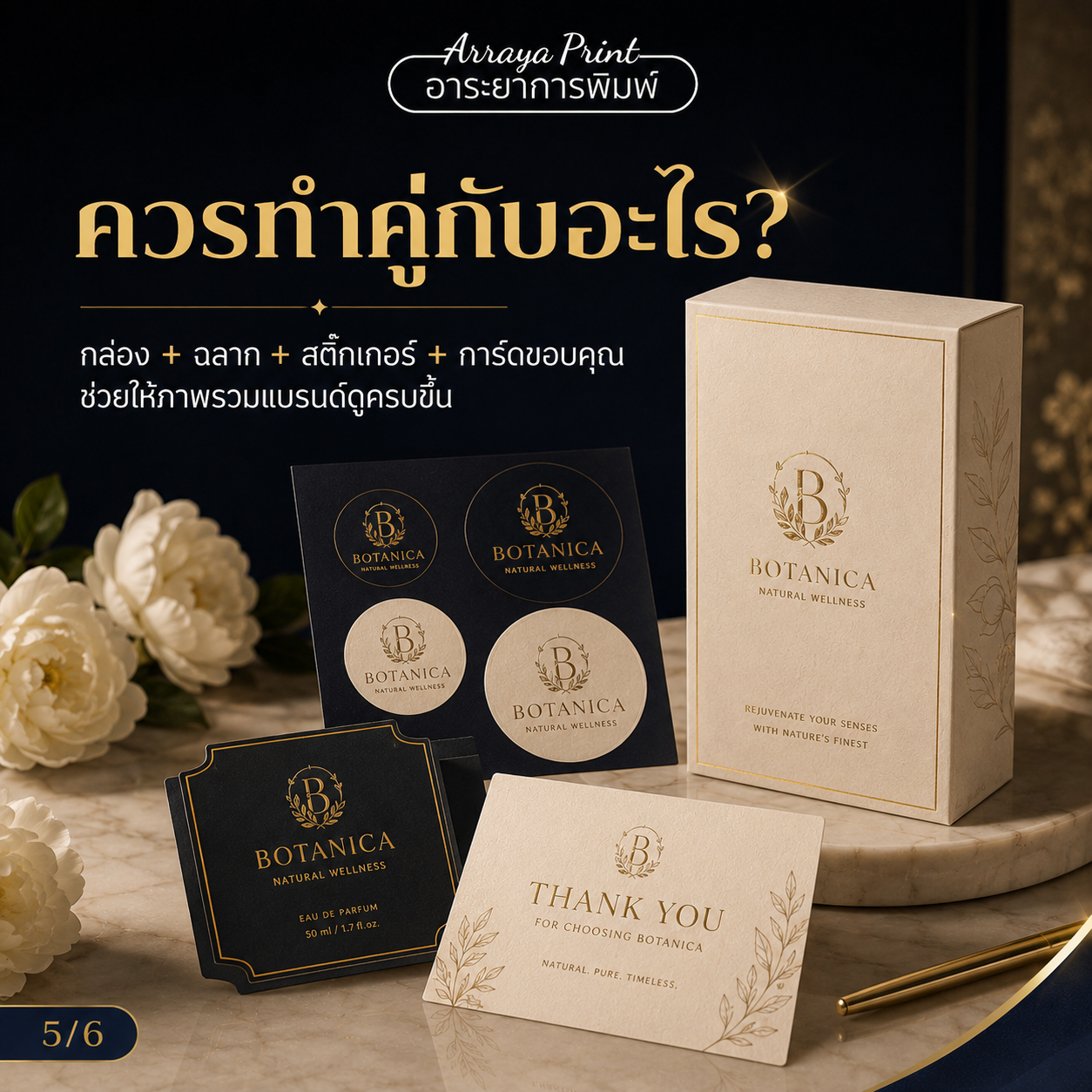 ชุดแพ็กเกจจิ้งแบรนด์ประกอบด้วยกล่อง ฉลากสินค้า สติ๊กเกอร์โลโก้ และการ์ดขอบคุณ ชุดแพ็กเกจจิ้งแบรนด์ประกอบด้วยกล่อง ฉลากสินค้า สติ๊กเกอร์โลโก้ และการ์ดขอบคุณ