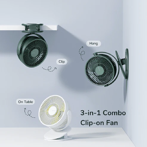 Jisulife F7B Clip Type USB Fan