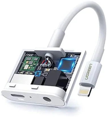 UGREEN Lightning to Lightning + 3.5mm female audio converter (US213)