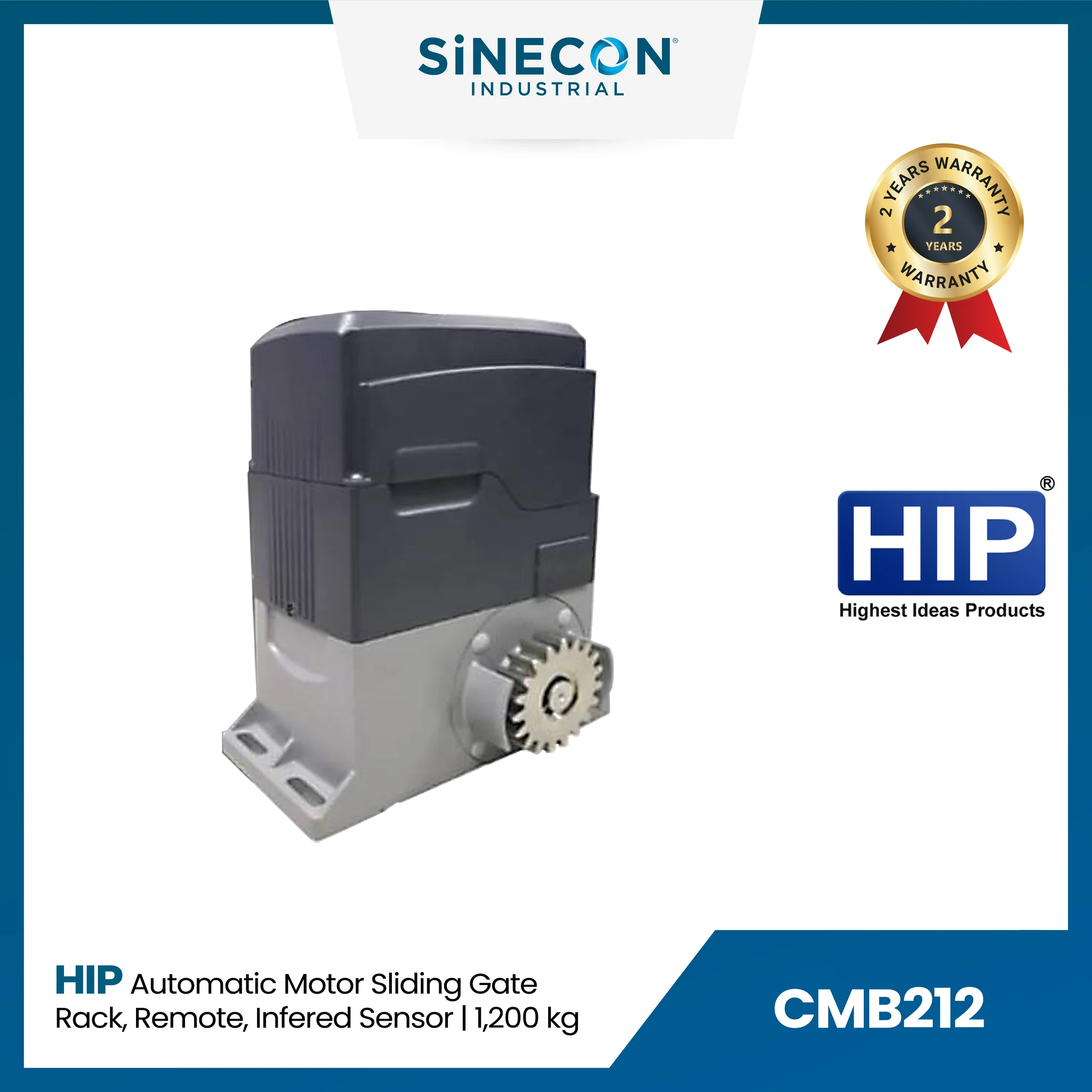 มอเตอร์ประตูรีโมท ยี่ห้อHIP รุ่นCMB212